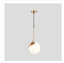 Single Head Ball Glass Chandelier - What A Decor