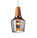 Vintage Style Wood&Glass Rustic Pendant Light - What A Decor