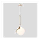 Single Head Ball Glass Chandelier - What A Decor