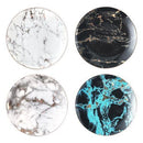 Marble Plates Ceramic Dinner Set Gold Inlay - What A Decor