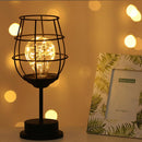 Creative Retro Iron Art Minimalist Table Lamp - What A Decor