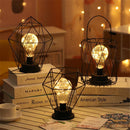Creative Retro Iron Art Minimalist Table Lamp - What A Decor