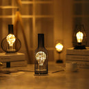 Creative Retro Iron Art Minimalist Table Lamp - What A Decor