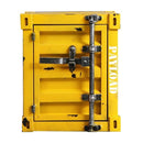 Retro Container Iron Bedside Table with Lock Storage Drawer - What A Decor