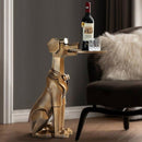 Cool Dog Sculpture Standing Tray - What A Decor