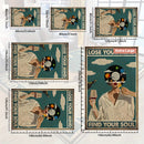 Inspirational Printed Area Rug - 'Discover Your True Self'