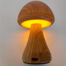 Whimsical LED Mushroom Night Light: Touch-Sensor USB Lamp with Dimmable 3-Color Glow