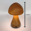 Whimsical LED Mushroom Night Light: Touch-Sensor USB Lamp with Dimmable 3-Color Glow