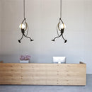 Modern Creative Iron Pendant Lamp Walking Guy - What A Decor