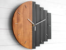 Creative Morden Wooden Wall Quartz Clock Home Decoration Gift - What A Decor