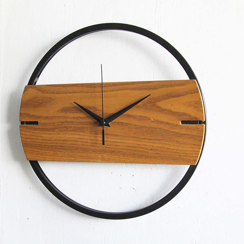 Nordic Style Iron & Wood Wall Clocks - What A Decor