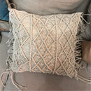Nordic Handmade Home Decor Knitted Pillow Cover with Tassel Crocheted