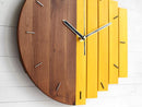 Creative Morden Wooden Wall Quartz Clock Home Decoration Gift - What A Decor
