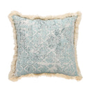 Printed Tufted Pillow Cover Lace Cotton Decoration