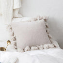 Nordic Style Solid Color Fringe Side Pillow Case - What A Decor