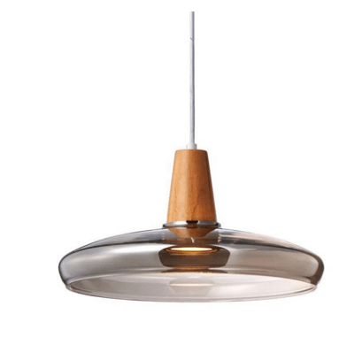 Vintage Style Wood&Glass Rustic Pendant Light - What A Decor