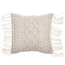 Nordic Handmade Home Decor Knitted Pillow Cover with Tassel Crocheted