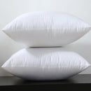 Square White Peached Fabric Cushion Insert Pillow Core - What A Decor