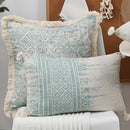 Printed Tufted Pillow Cover Lace Cotton Decoration