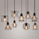 Wrought Iron Pendant Lights Industrial Style - What A Decor