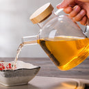 Borosilicate Glass Teapot with Bamboo Cover 650ml