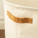 Cotton Linen & Cork Laundry Basket