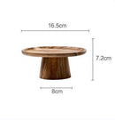 High Stand  Creative Wooden Cake Plate