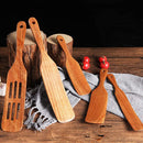 Acacia Wood Non-Stick Kitchen Utensil Set