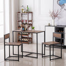 Oslo Breakfast Table and Chairs (Three Piece Set) - What A Decor