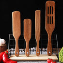 Acacia Wood Non-Stick Kitchen Utensil Set