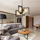 Industrial Pendant Light Geometric Chandelier 4 Heads - What A Decor