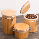 Bamboo Storage Spice Jar with Round Lid