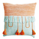Vintage Cable Knit Cushion with Tassels - What A Decor