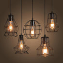Wrought Iron Pendant Lights Industrial Style - What A Decor