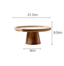 High Stand  Creative Wooden Cake Plate