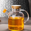 Borosilicate Glass Teapot with Bamboo Cover 650ml