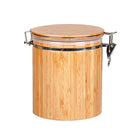 Bamboo Storage Spice Jar with Round Lid