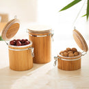 Bamboo Storage Spice Jar with Round Lid