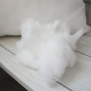 Square White Peached Fabric Cushion Insert Pillow Core - What A Decor