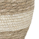 3Pcs Woven Flower Pot Durable Natural Flower Pot Planter Decoration