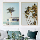 Dreamy Seaside Summer Pictures Printed Canvas - What A Decor