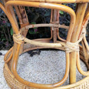 Natural Hand-Woven Rattan Plant Stand
