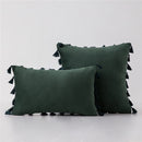 Velvet Tassels CushionCover Pillow Cover