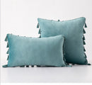 Velvet Tassels CushionCover Pillow Cover