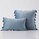 Velvet Tassels CushionCover Pillow Cover