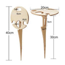 Wooden Round & Foldable Outdoor Wine Table