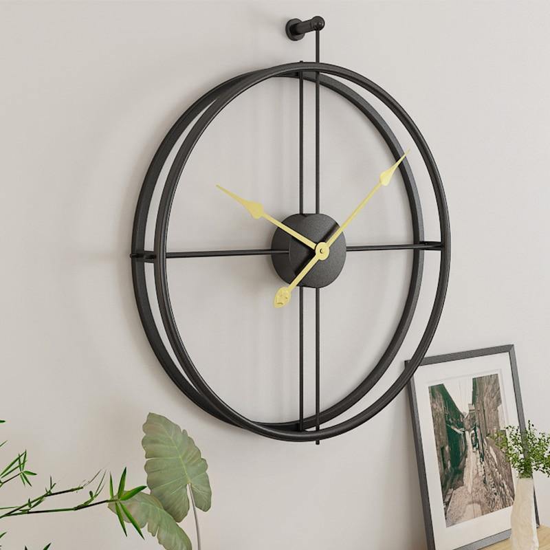 Nordic Style Large Vintage Metal Wall Clock - What A Decor