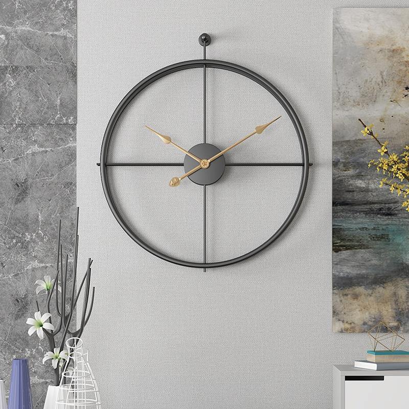 Nordic Style Large Vintage Metal Wall Clock - What A Decor