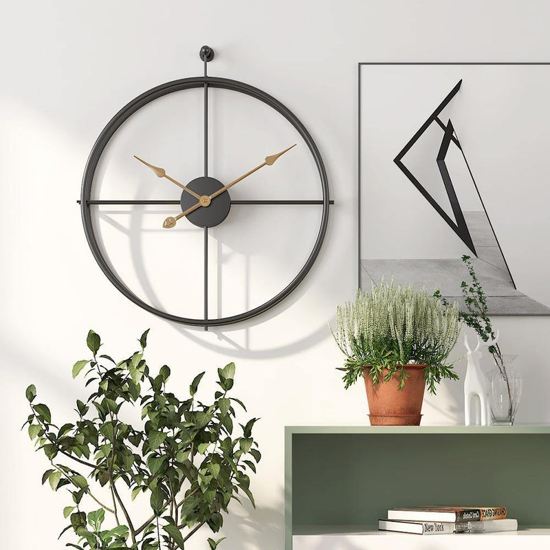 Nordic Style Large Vintage Metal Wall Clock - What A Decor