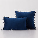 Velvet Tassels CushionCover Pillow Cover
